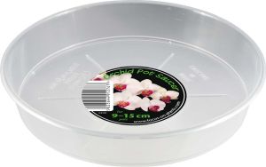 Growth Technology Orchid Pot Saucer - Clear - for 9-15cm Pot