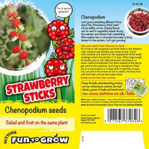 Suttons Fun to Grow Strawberry Sticks*