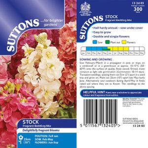 Suttons Stock Fragrant Bedding Mix