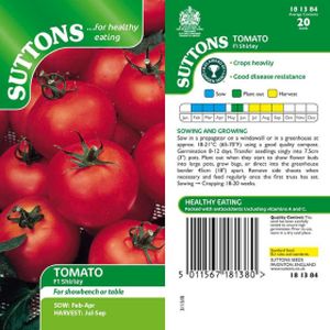 Suttons Tomato Shirley F1