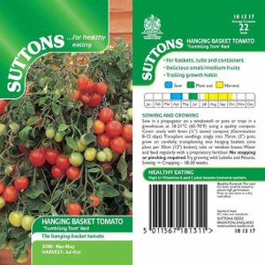 Suttons Tomato Tumbling Tom Red
