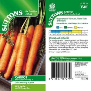 Suttons Veg Carrot Amsterdam Forcing 3