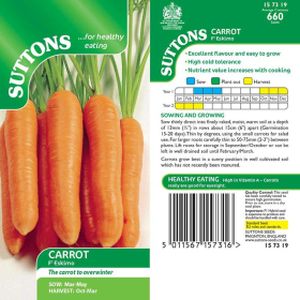 Suttons Carrot Eskimo F1