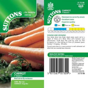 Suttons Veg Carrot Maestro