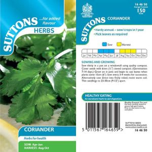 Suttons Herbs Coriander