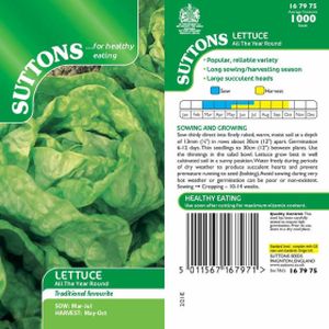 Suttons Veg Lettuce All The Year Round