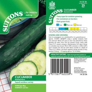 Suttons Veg Cucumber Marketmore