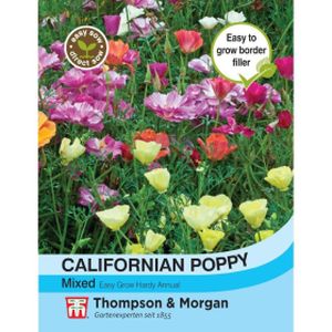 Thompson & Morgan Californian Poppy Monarch Mixed