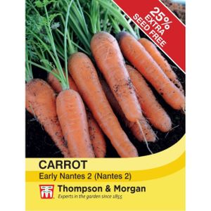 Thompson & Morgan Veg Carrot Early Nantes 2