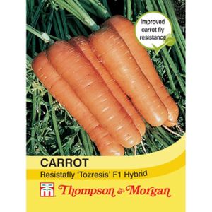 Thompson & Morgan Veg Carrot Resistafly F1 Hybrid
