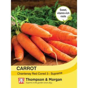 Thompson & Morgan Veg Carrot Supreme Chantenay Red Cored