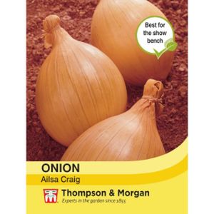 Thompson & Morgan Veg Onion (Giant/Show Vegetable) Ailsa Craig