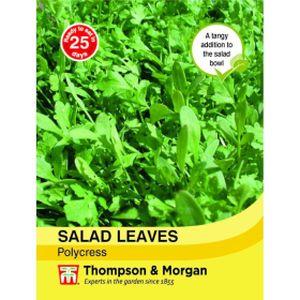 Thompson & Morgan Veg Salad Leaves Polycress