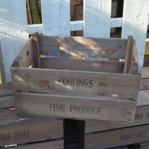 Coolings Wooden Crate Handmade in Lincolnshire