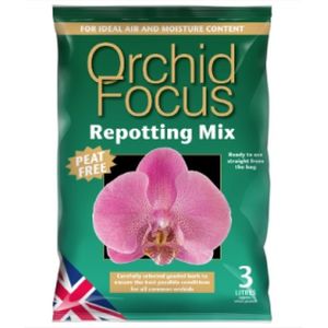 Growth Orchid Focus Repotting Mix - Peat free 3L