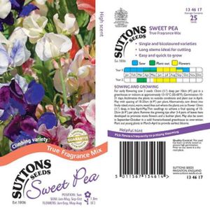 Suttons Sweet Pea True Fragrance