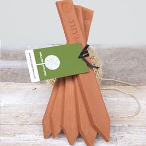 Willow Pottery Herb Labels Pack of 5