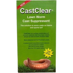 CastClear Lawn Worm Cast Suppresant 1 Litre