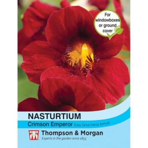 Thompson & Morgan Nasturtium Majus Crimson Emperor