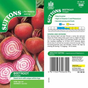 Suttons Beetroot - Chioggia