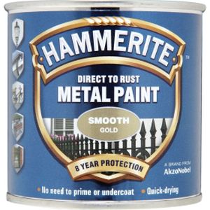 Hammerite Smooth Gold 250ml