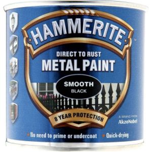 Hammerite Smooth Dk Black 250ml