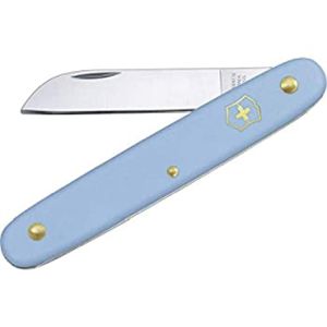 Victorinox Floral Knife Straight Blade Blue