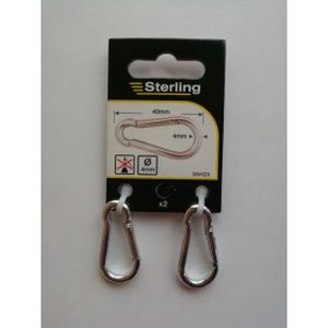 Sterling 4mm Snap Hooks Bzp (2)