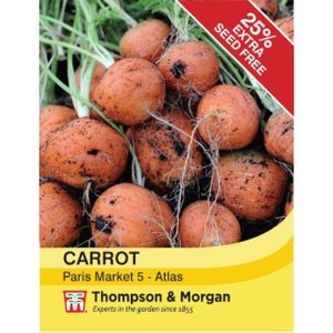 Thompson & Morgan Carrot Paris Market Atlas Or Rondo