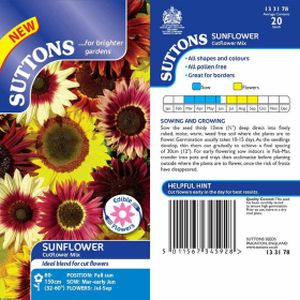 Suttons Sunflower Cutflower Mix