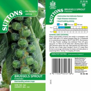 Suttons Brussel Sprout Brenden F1