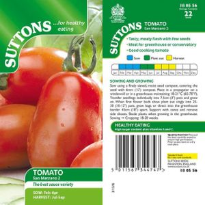 Suttons Tomato San Marzano 2