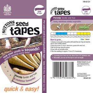 Suttons Seed Tape Parsnip