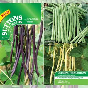 Suttons Climbing French Bean Seed Mix