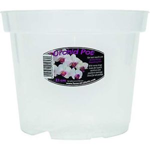 Growth Technology - Clear Orchid  Pot - 21cm