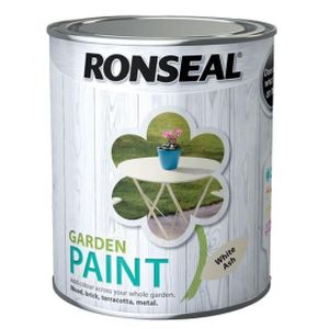 Ronseal Garden Paint White Ash 750ml