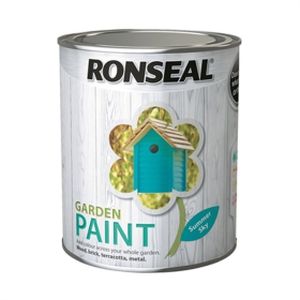 Ronseal Garden Paint Summer Sky 750ml