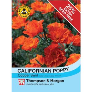 Thompson & Morgan Californian Poppy Copper Swirl