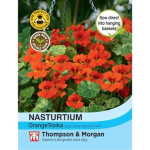 Thompson & Morgan Nasturtium Orange Troika