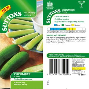 Suttons Cucumber Baby F1