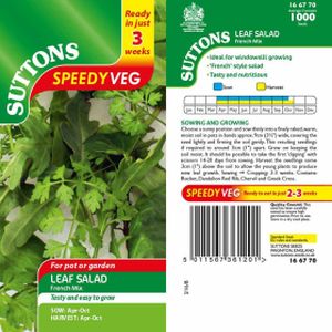 Suttons Leaf Salad - French Mix