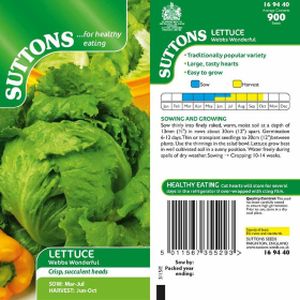 Suttons Lettuce - Webbs Wonderful