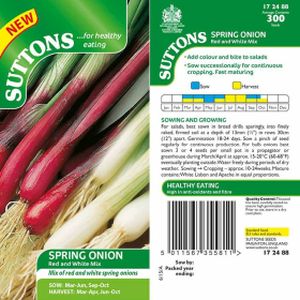 Suttons Spring Onion Red & White Mix