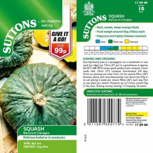 Suttons Squash Seeds - Marina Di Chioggia