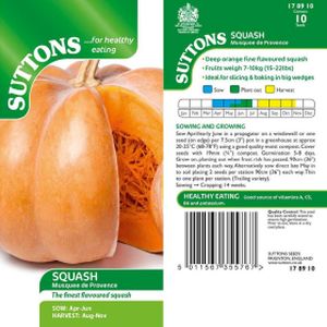 Suttons Squash Seeds - Musquee De Provence