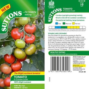 Suttons Tomato Crimson Crush F1