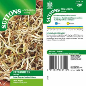 Suttons Seeds - Fenugreek Shoots