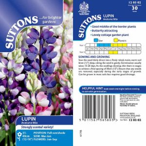 Suttons Lupinus Avalune Mix