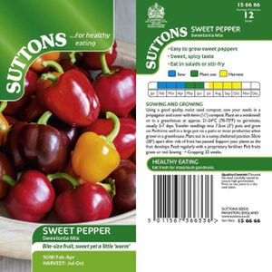 Suttons Pepper Sweet Sweetonia Mix
