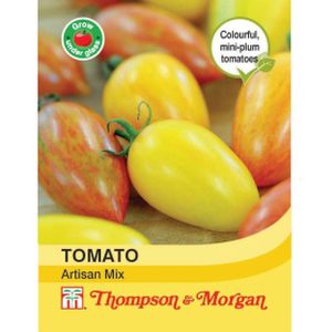 Thompson & Morgan Tomato Artisan Mix (pink Tiger & Blush Tiger)